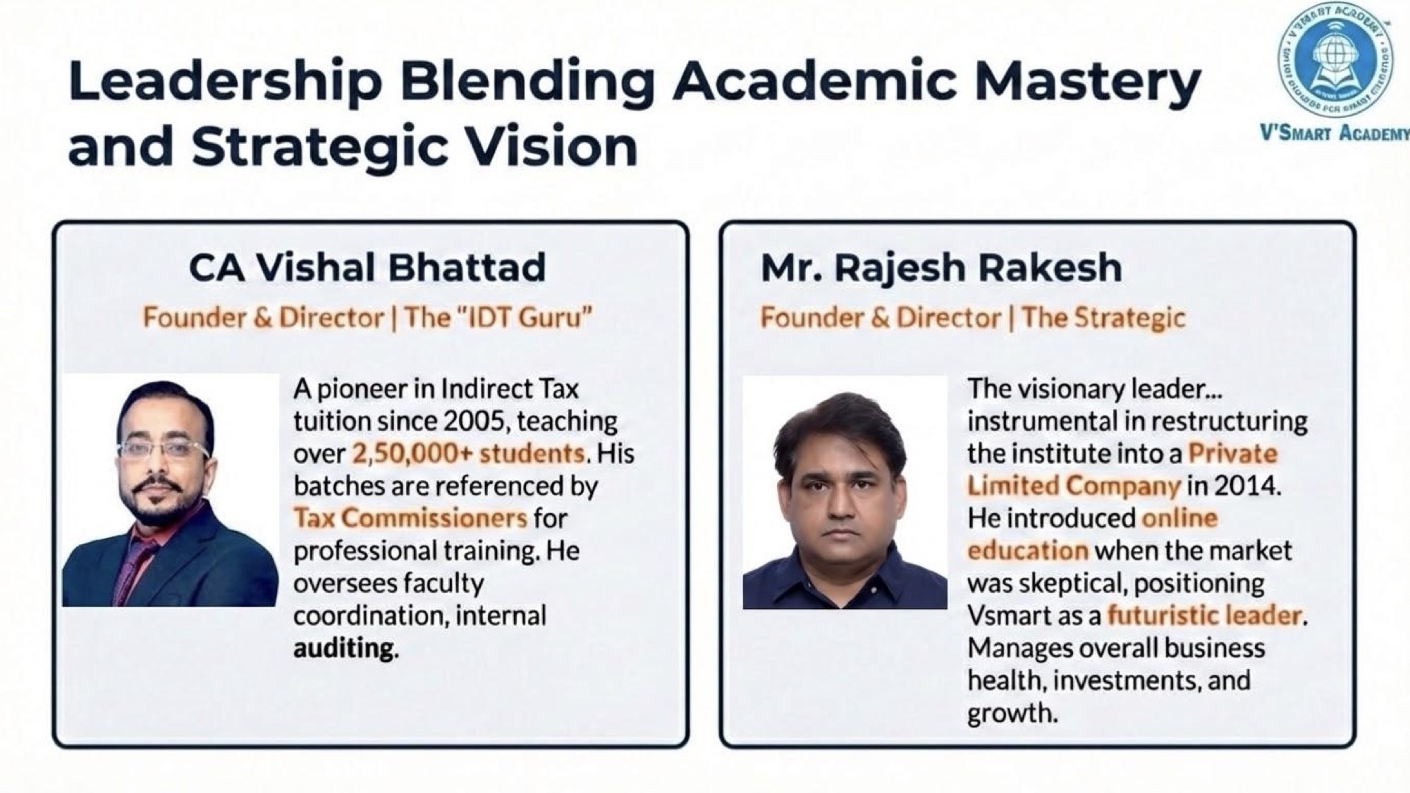 Vsmart Academy profile page 5